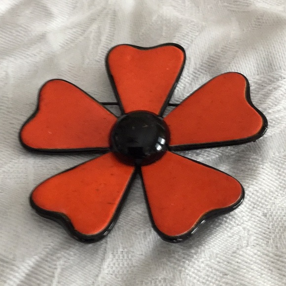 🌴Fun Vintage Flower Brooch Wardrobe Must Have 🌴 - Picture 6 of 6